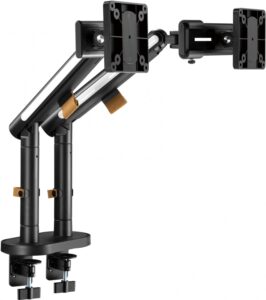 Купить Кронштейн для мониторов Ultramounts UM727B черный 17"-32" макс.9кг крепление к столешнице поворот и наклон - 4D-13950939 из реестра по лучшей цене