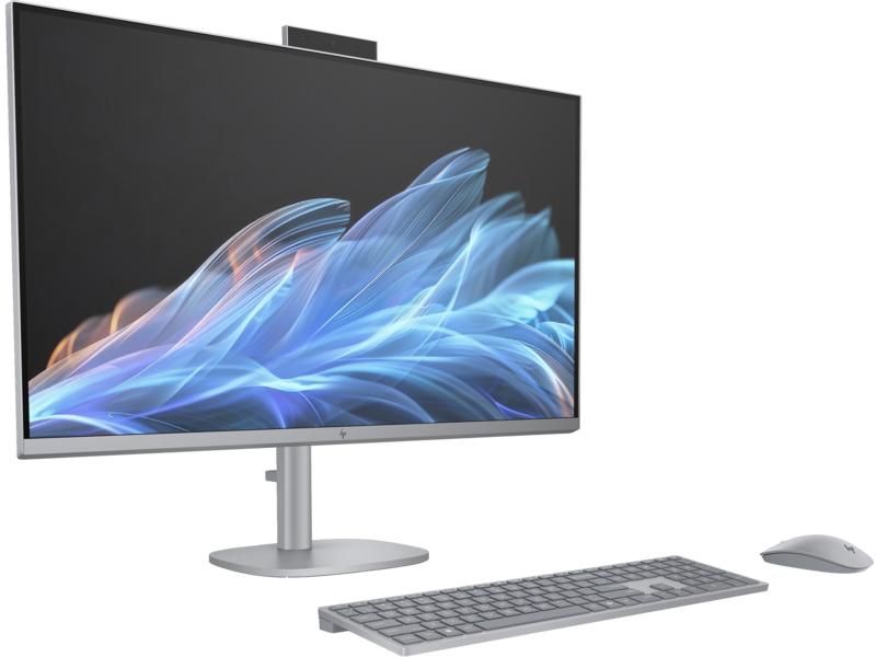 Моноблок HP OmniStudio X 32-c0000ci NT 31,5" UHD(38402160) Intel ULTRA7-155H, 32GB DDR5 5600 (2x16GB), SSD 1Tb, NVIDIA GeForce RTX 4050 6GB, no DVD, kbd&mouse Wrls, 5MP Webcam, Meteor Silver, Win11, 1Y Wty — изображение 2