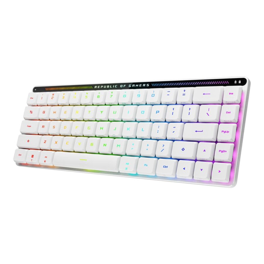 Клавиатура ASUS M603 FALCHION RX LP ROG RX Blue ABS 65% USB 2.4GHz BT — изображение 3
