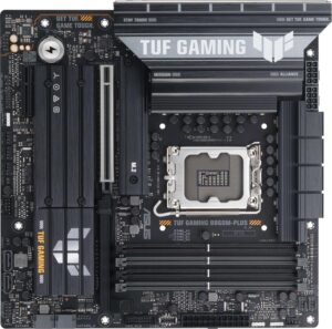 Купить Материнская плата Asus TUF GAMING B860M-PLUS Soc-1851 Intel B860 4xDDR5 mATX AC`97 8ch(7.1) 2.5Gg RAID+HDMI+DP - 4D-15632220 из реестра по лучшей цене