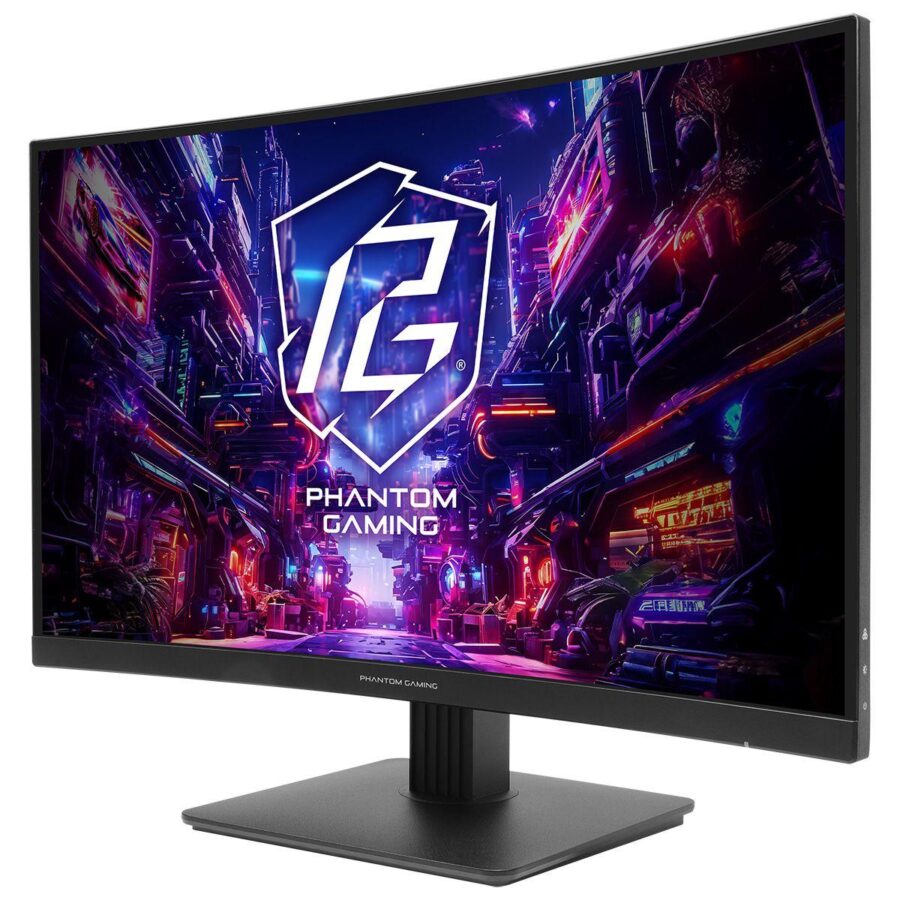 Монитор 27" ASRock Phantom Gaming PG27QRT1B Black (VA, 2560x1440, 2xHDMI+DP, 1 ms, 178°/178°, 300 cd/m, 180Hz, HDR400) — изображение 3