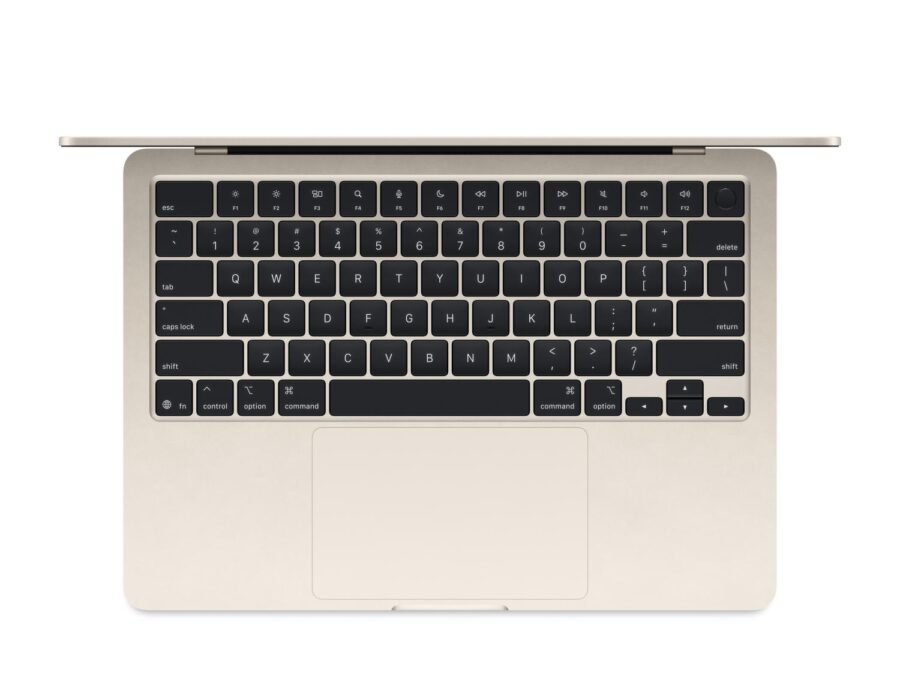 Ноутбук Apple 13-inch MacBook Air: Apple M2 with 8-core CPU, 8-core GPU/16Gb/256GB SSD - Starlight/EN — изображение 2