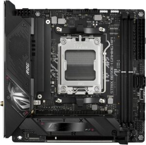 Купить Материнская плата Asus ROG STRIX X670E-I GAMING WIFI SocketAM5 AMD X670 2xDDR5 mini-ITX AC`97 8ch(7.1) 2.5Gg RAID+HDMI - 4D-13410794 из реестра по лучшей цене