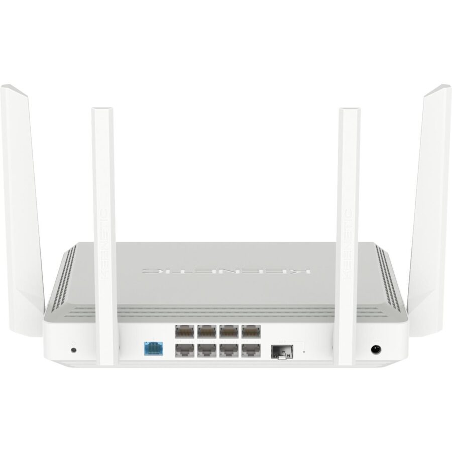 Маршрутизатор/ Keenetic Peak Гигабитный интернет-центр с двухдиапазонным Mesh Wi-Fi AC2600, двухъядерным ARM-процессором, 10-портовым коммутатором Smart Pro, портами SFP, USB 3.0 и 2.0 — изображение 3
