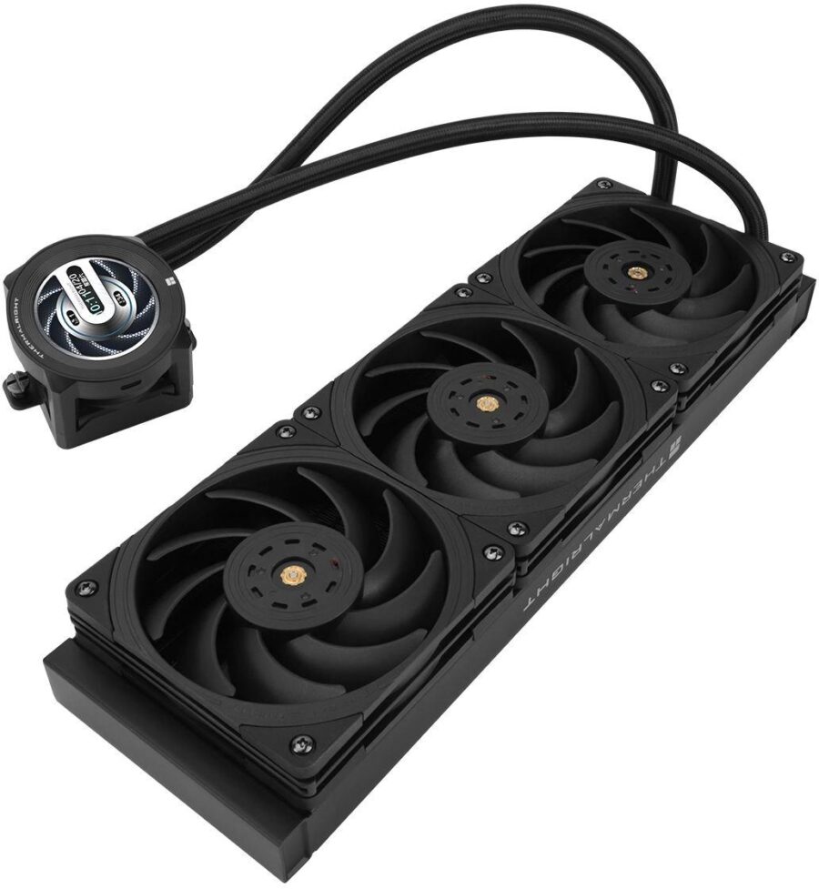 Система водяного охлаждения Thermalright Core Vision 360 Soc-AM5/AM4/1200/1700/1851 черный 4-pin 28.1dB Al LCD Ret (C-VISION-360-BL) — изображение 4