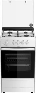 Купить Плита Газовая Darina 1В GM 441 002 W белый (металлическая крышка) реш.сталь - 4D-15550110 из реестра по лучшей цене