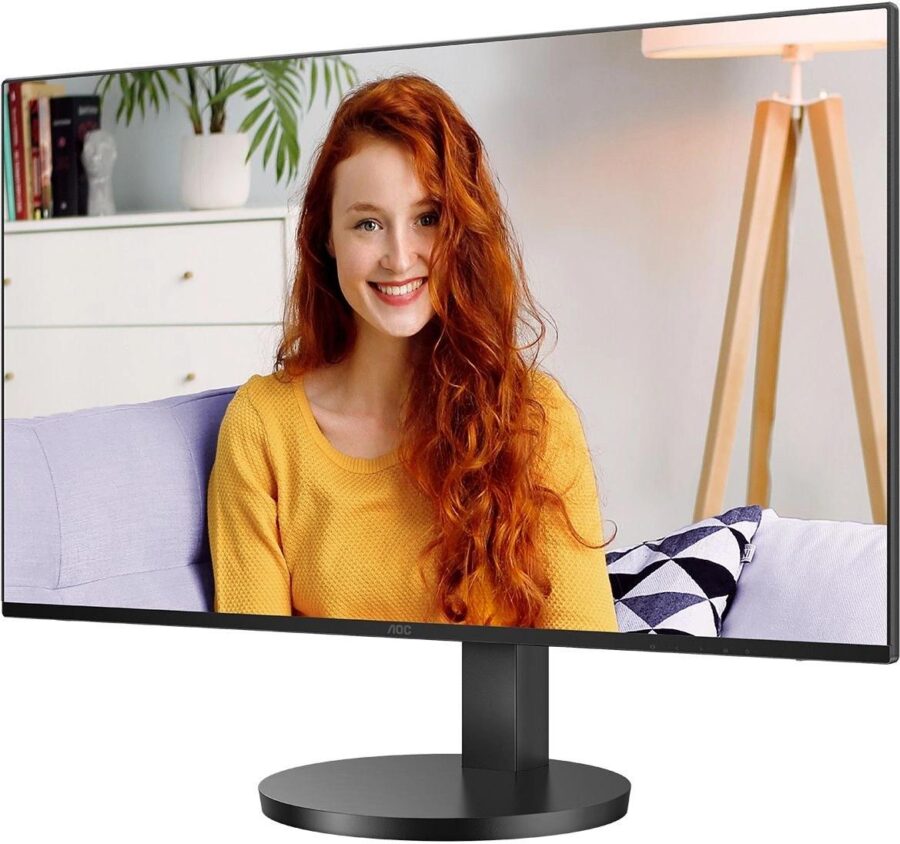 Монитор AOC 27" Q27B3CF2 черный IPS LED 16:9 HDMI M/M матовая HAS 350cd 178гр/178гр 2560x1440 100Hz 2K USB 5.51кг — изображение 4