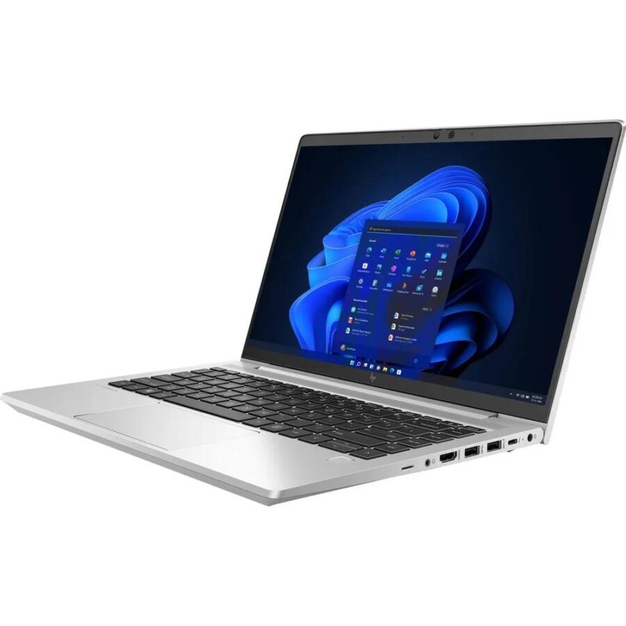 Ноутбук HP EliteBook 640 G9 14"(1920x1080)/Intel Core i5 1235U(1.3Ghz)/8192Mb/512SSDGb/noDVD/Int:Intel Iris Xe Graphics/Cam/BT/WiFi/51.3WHr/war 1y/1.37kg/Pike Silver /DOS + EN Kbd — изображение 2