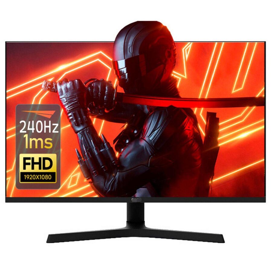 Монитор 27" AIWA MD2707-1 Black (IPS, 1920x1080, HDMI+HDMI+DP+DP, 1 ms, 178°/178°, 350 cd/m, 1000:1, 240Hz, MM, Pivot, внешн. БП) — изображение 3