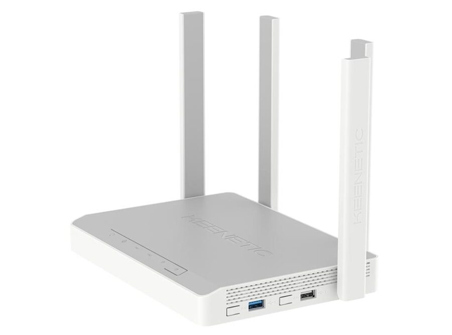Маршрутизатор/ Keenetic Ultra Мультигигабитный интернет-центр с Mesh Wi-Fi 6 AX3200, двухъядерным ARM-процессором, Smart-коммутатором с 5 портами Gigabit Ethernet и 1 портом 2.5 Gigabit Ethernet, портами USB 3.0 и 2.0