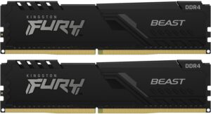 Купить Память оперативная/ Kingston 64GB 3600MT/s DDR4 CL18 DIMM (Kit of 2) FURY Beast Black - 4D-12878014 из реестра по лучшей цене