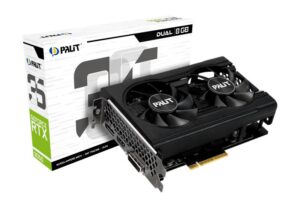 Купить Видеокарта PALIT NE63050018P1-1070D RTX3050 DUAL 8GB GDDR6 128bit DVI HDMI DP - 4D-14090205 из реестра по лучшей цене