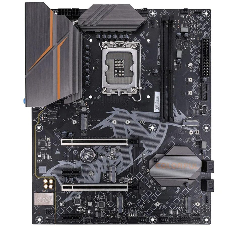 Материнская плата Colorful Bad Pack BATTLE-AX Z790AK-PLUS D5 V20 Z790, LGA1700, 2*DDR5, 2*PCIEx16, 2*PCIEx1, 4*M.2, 1*TypeC, 7*USB3.2Gen1, 1*USB2.0, 4*SATA3.0, 2.5G, DP, HDMI, ATX, RTL bp