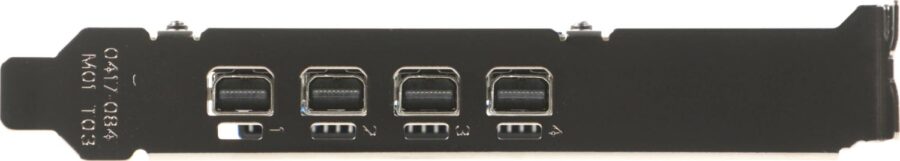 Видеокарта PNY PCI-E T1000 NVIDIA T1000 4Gb 128bit GDDR6 mDPx4 HDCP Bulk low profile — изображение 4