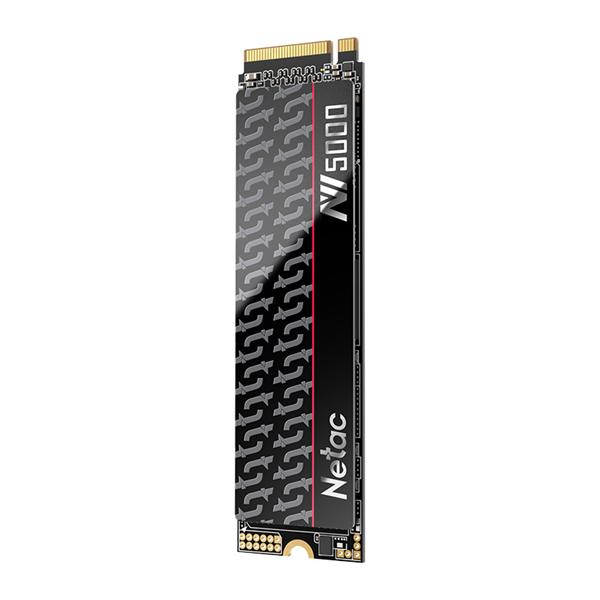 SSD накопитель Netac SSD NV5000-T 2TB PCIe 4 x4 M.2 2280 NVMe 3D NAND, R/W up to 4800/4400MB/s, IOPS(R4K) 600K/700K, TBW 1280TB with heat spreader, 5y wty — изображение 3