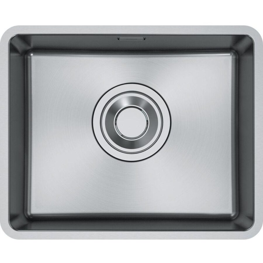 Мойка Franke MQX 110-50/ Best, Мойка Maris Quiet MQX 110-50, полированная нержавеющая сталь, подстольный монтаж, 1 чаша без крыла, 500x400 мм.