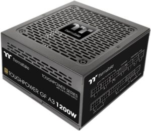 Купить Блок питания Thermaltake ATX 1200W Toughpower GF A3 Gen.5 80+ gold 24pin APFC 120mm fan 12xSATA Cab Manag RTL - 4D-14060012 из реестра по лучшей цене