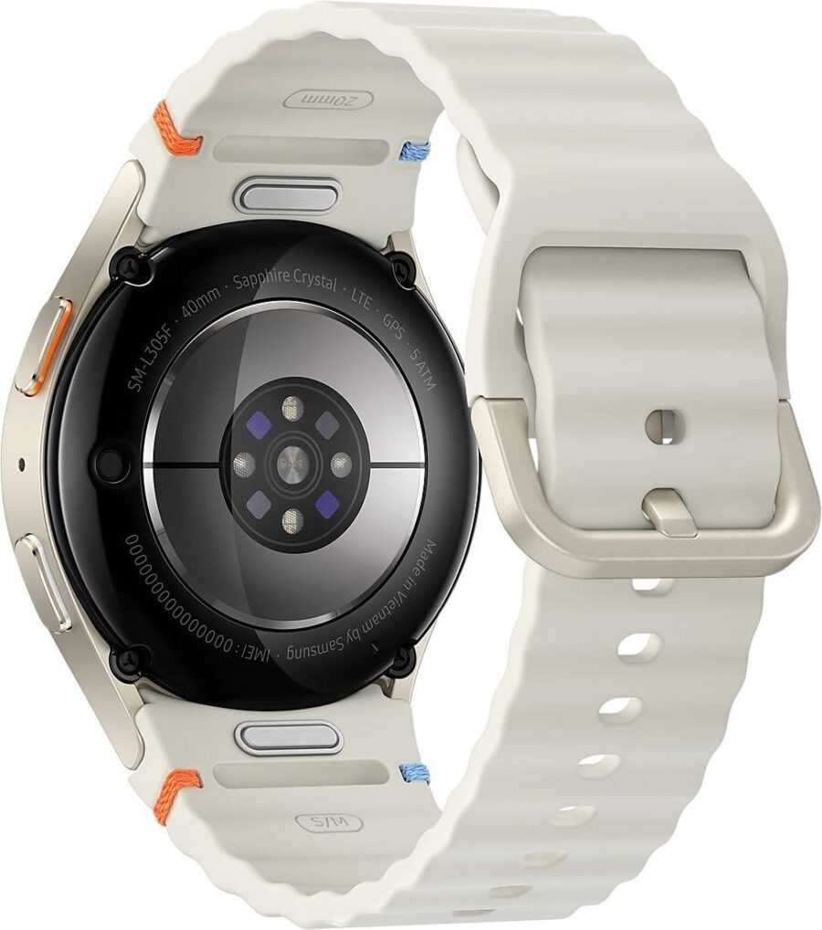 Смарт-часы Samsung Galaxy Watch 7 LTE 40мм 1.31" AMOLED корп.золото белое рем.золото белое (SM-L305FZEACAU) — изображение 4