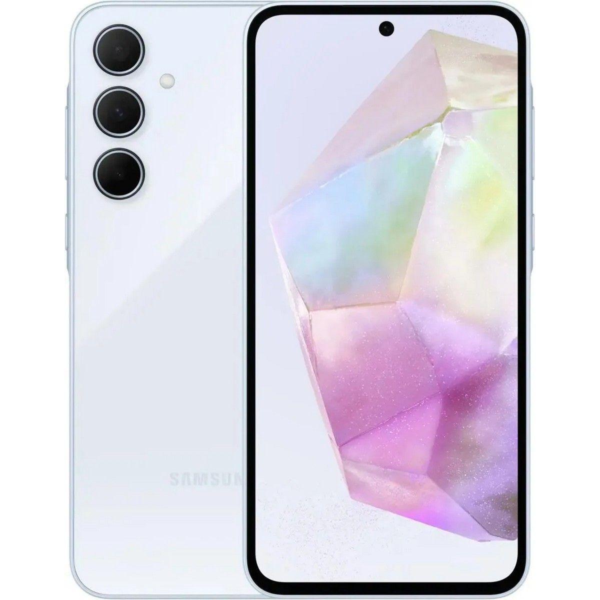 Смартфон Samsung Смартфон Samsung Galaxy A35 5G SM-A356E 8+128Gb голубой (SM-A356ELBDCAU)