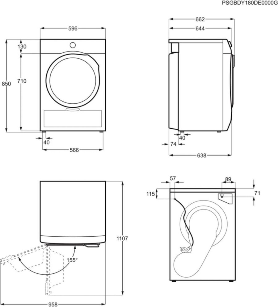 Сушильная машина Electrolux EW8D595MCE кл.энер.:A+++ макс.загр.:9кг белый — изображение 4