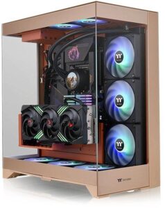 Купить Корпус Thermaltake CTE E550 TG Gravel Sand коричневый без БП ATX 8x120mm 6x140mm 2xUSB3.0 audio bott PSU - 4D-15718803 из реестра по лучшей цене