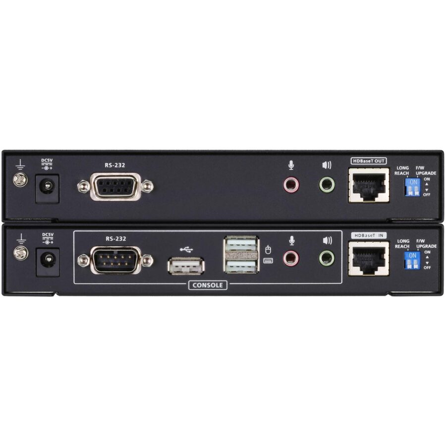 USB, DVI, КВМ-удлинитель c поддержкой Dual View и HDBaseT™ 2.0 (1920 x 1200  100 м)/ATEN/ DVI Dual View HDBase T2.0 KVM Extender — изображение 3