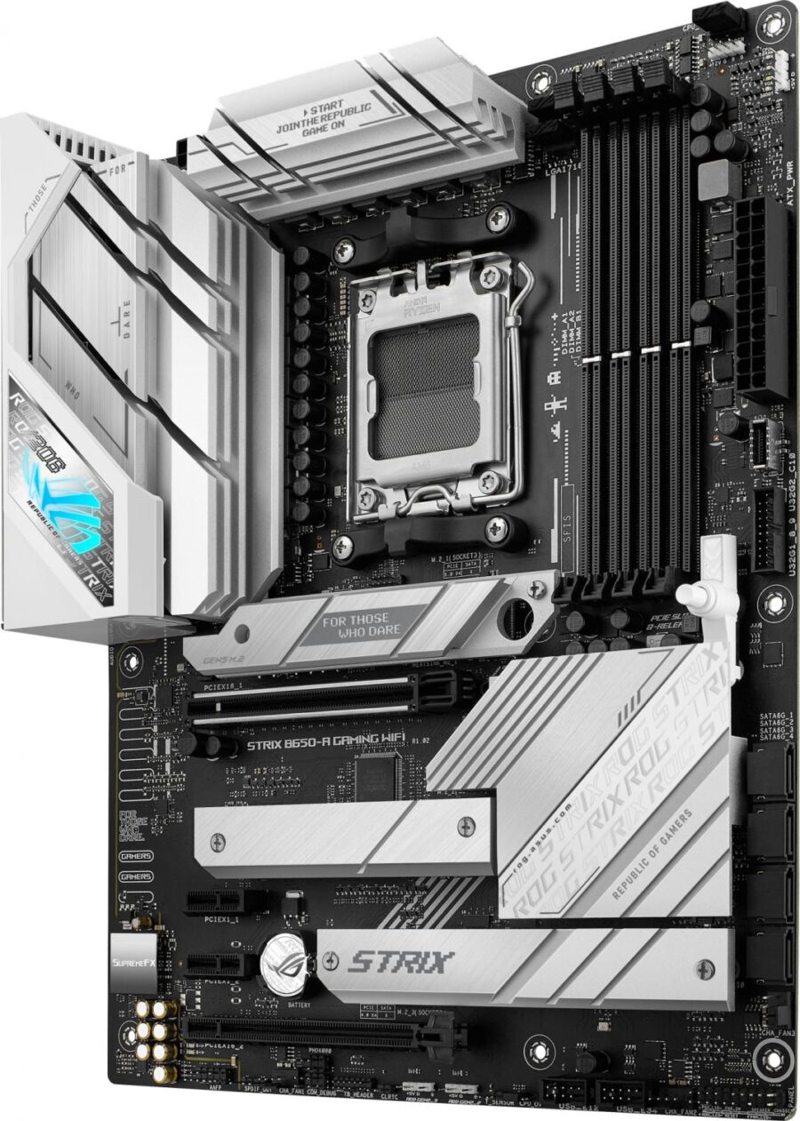 Материнская плата Asus ROG STRIX B650-A GAMING WIFI SocketAM5 AMD B650 4xDDR5 ATX AC`97 8ch(7.1) 2.5Gg RAID+HDMI+DP — изображение 3