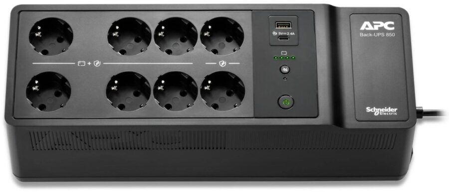 Источник бесперебойного питания APC Back-UPS BE850G2-GR 520Вт 850ВА черный — изображение 2