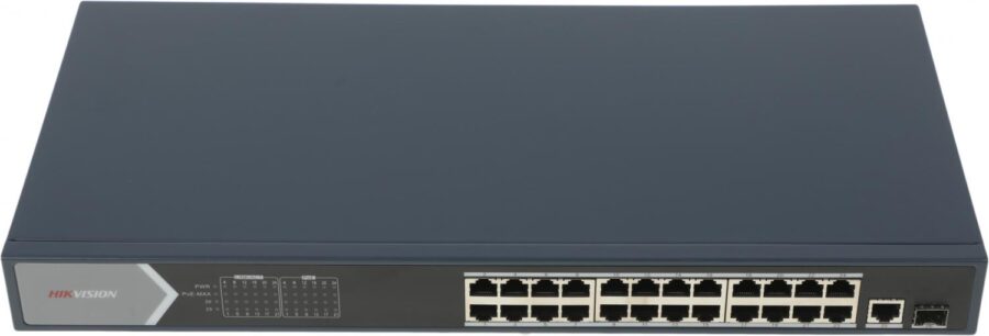 Коммутатор Hikvision DS-3E0526P-E 25x1Гбит/с 1SFP 24PoE+ 270W неуправляемый — изображение 3