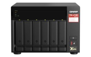 Купить система хранения даннх QNAP SMB QC 2,2GhzCPU/8Gb(upto64Gb)/upto 6HDD, upto 22 with TL-D800S/SATA(3,5'')/ 4xUSB3.2/2xExp.slot/2x2,5Gb/iSCSI/1xPS/3YW TS-673A-8G-EU-RU - 4D-15086551 из реестра по лучшей цене