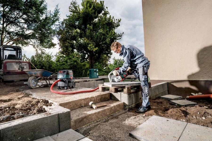Углошлифовальная машина Metabo WE 26-230 MVT Quick 2600Вт 6600об/мин рез.шпин.:M14 d=230мм (606475000) — изображение 4