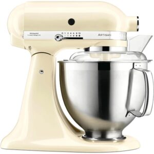 Купить Настольный миксер KitchenAid Настольный миксер с откидным блоком  Artisan 4.8 л, кремовый - 4D-15067454 из реестра по лучшей цене