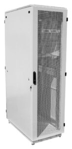 Купить Шкаф коммутационный ЦМО (ШТК-М-42.6.8-44АА) напольный 42U 600x800мм пер.дв.перфор. задн.дв.перфор. 2 бок.пан. 650кг серый - 4D-11834438 из реестра по лучшей цене