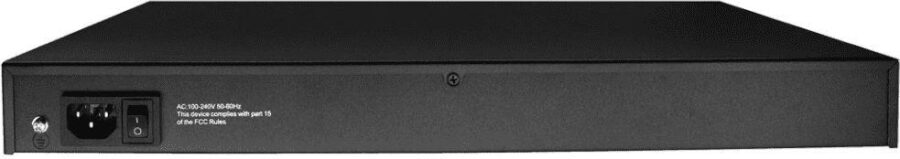 Коммутатор Osnovo SW-62422(400W) 26x100Мбит/с 2xКомбо(1000BASE-T/SFP) 24PoE+ 400W неуправляемый — изображение 3