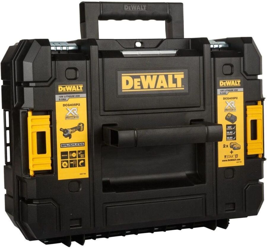 Углошлифовальная машина DeWalt DCG405P2-QW 9000об/мин рез.шпин.:M14 d=125мм жестк.кейс — изображение 3