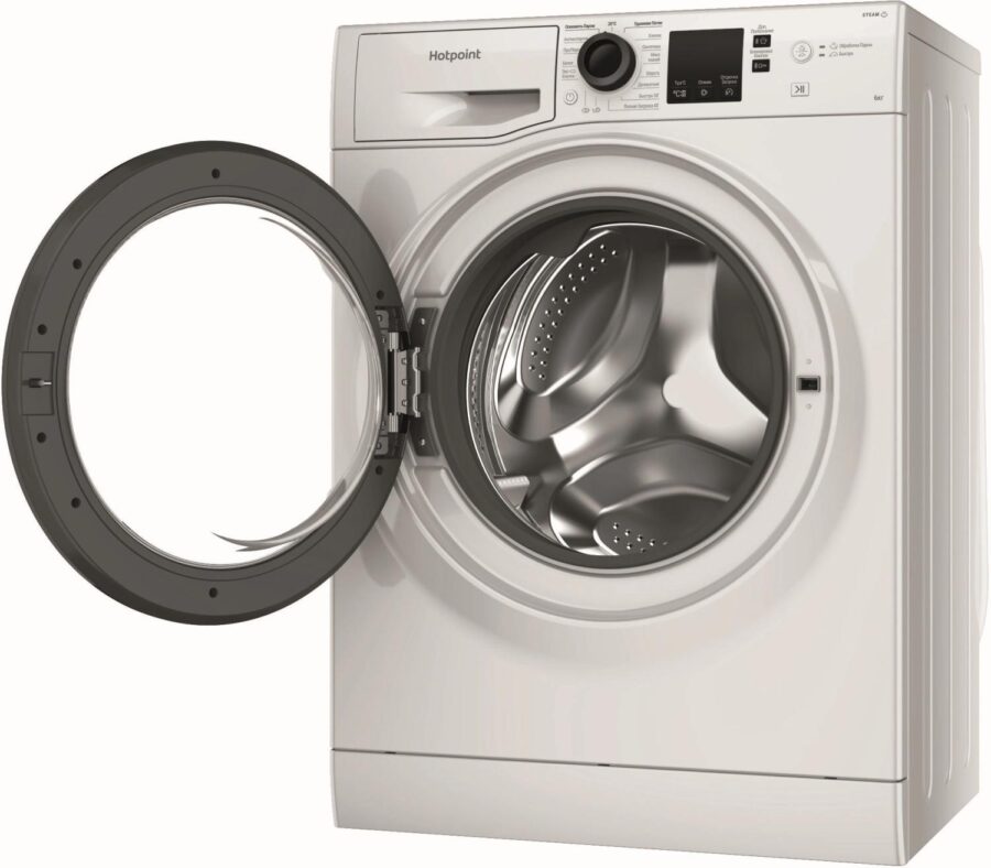 Стиральная машина Hotpoint NSS 6015 K V RU класс: A загр.фронтальная макс.:6кг белый — изображение 4