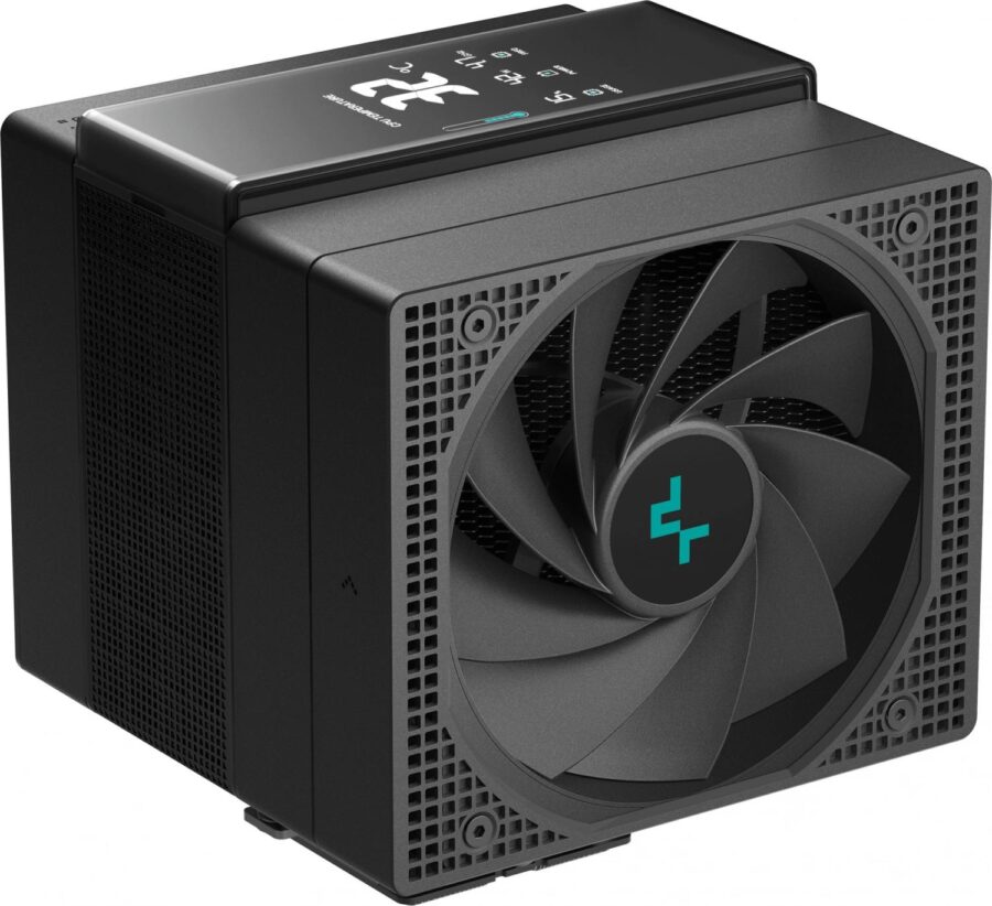 Устройство охлаждения(кулер) Deepcool Assassin IV VC Vision Soc-AM5/AM4/1200/2066/1700/1851 черный 4-pin 22.6-29.3dB Al+Cu LCD 300W 1780gr Ret (R-ASN4-BKNVMD-G) — изображение 3