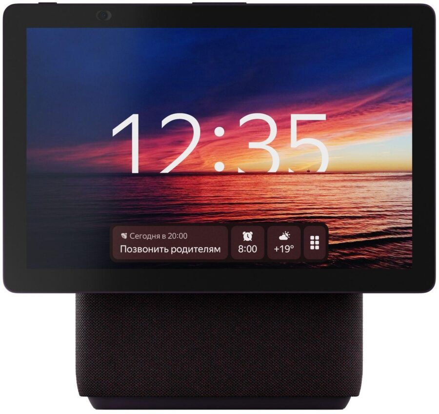 Умная колонка Yandex Станция Дуо Макс Zigbee Алиса красный 60W 1.0 BT/Wi-Fi 10м (YNDX-00055RED) — изображение 2