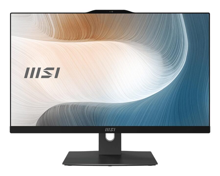 Моноблок/ MSI Modern AM242P 1M   23.8"(1920x1080 (матовый) IPS)/Intel Core 5 120U(1.4Ghz)/16384Mb/256PCISSDGb/noDVD/Int:Intel® Graphics/Cam/BT/WiFi/war 1y/4.65kg/Black/noOS + Wireless KB+M — изображение 2