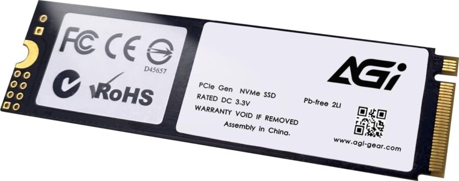 Накопитель SSD AGi PCIe 4.0 x4 2TB AGI2T0G43AI818 M.2 2280 — изображение 4