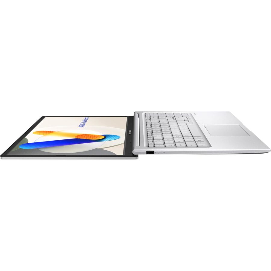 Ноутбук/ ASUS X1504VA-BQ895 15.6"(1920x1080 (матовый) IPS)/Intel Core 5 120U(1.4Ghz)/16384Mb/512PCISSDGb/noDVD/Int:Shared/Cam/BT/WiFi/42WHr/war 1y/1.7kg/Cool Silver/DOS — изображение 4
