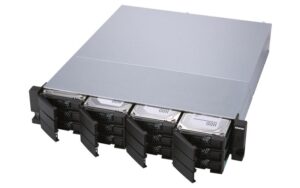 Купить Полка расширения сетевого хранилища без дисков/ SMB QNAP TL-R1200S-RP SATA 6GB/s JBOD storage enclosure, 12-tray 3,5"/2,5" w/o HDD, 3 x SFF-8088, 2 PSU. Rackmount. W/o rail kit RAIL-B02 - 4D-12844691 из реестра по лучшей цене