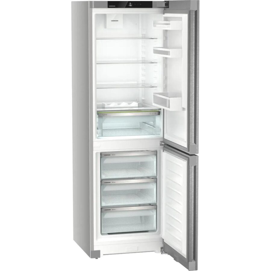 Холодильники LIEBHERR/ Pure, EasyFresh, МК NoFrost, 3 контейнера МК, в. 185,5 см, ш. 60 см, класс ЭЭ A++, внутренние ручки, двери из нерж. стали — изображение 3
