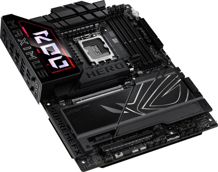 Материнская плата Asus ROG MAXIMUS Z890 HERO Soc-1851 Intel Z890 4xDDR5 ATX AC`97 8ch(7.1) 5Gigabit + 2.5Gigabit Ethernet RAID+HDMI — изображение 2