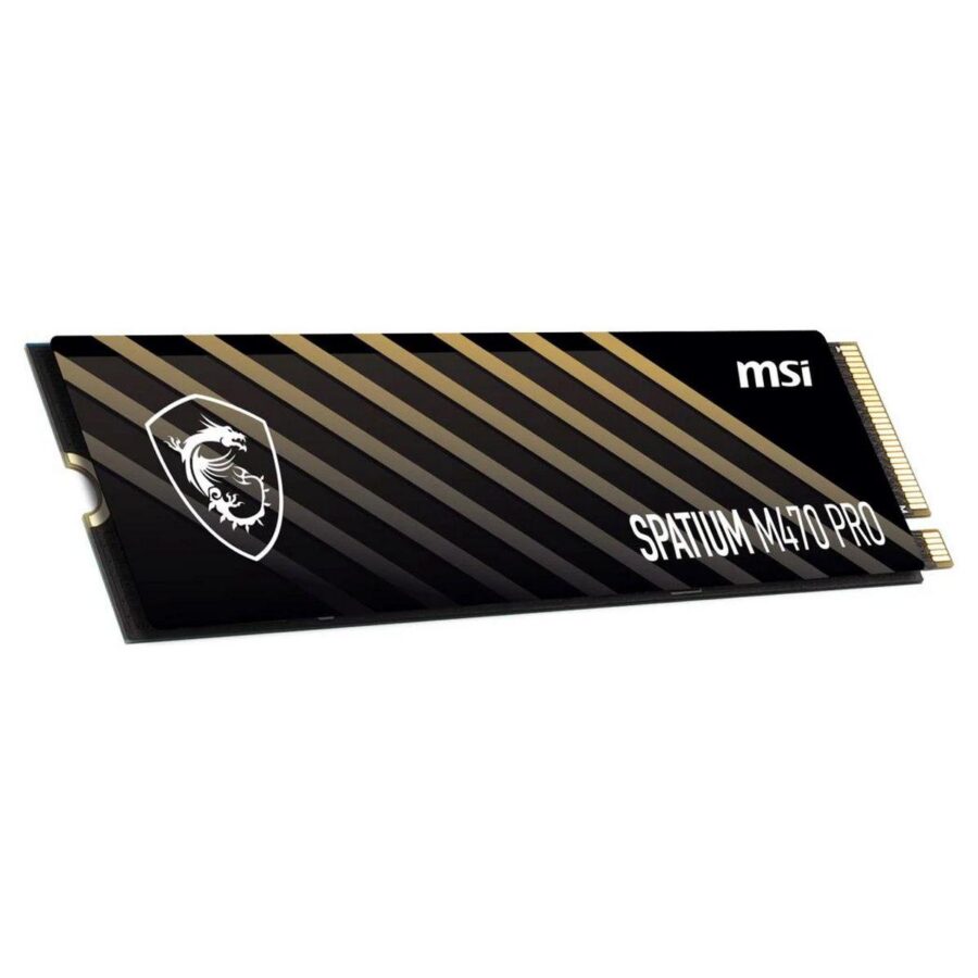 Твердотельный накопитель SSD MSI M.2 2280 2TB SPATIUM M470 PRO Client SSD S78-440Q990-P83, PCIe Gen4x4 with NVMe,  3D TLC, R/ W 5000/ 4400