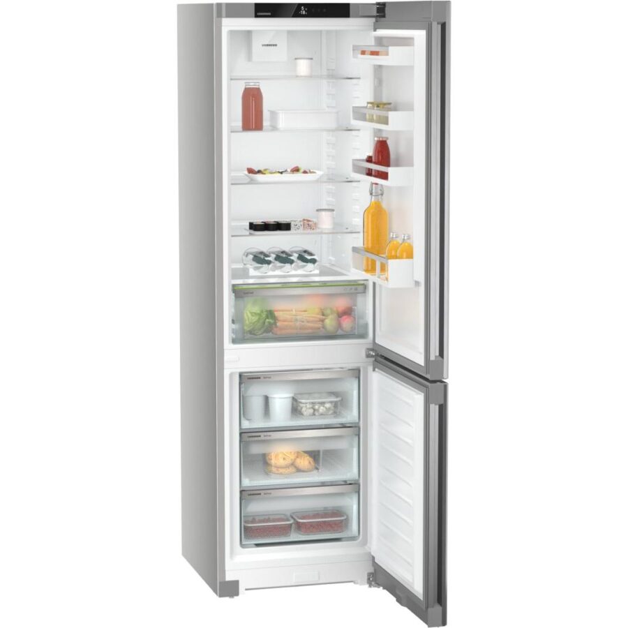 Холодильники LIEBHERR/ Pure, EasyFresh, МК NoFrost, 3 контейнера МК, в. 201,5 см, ш. 60 см, класс ЭЭ A, внутренние ручки, покрытие SteelFinish — изображение 3