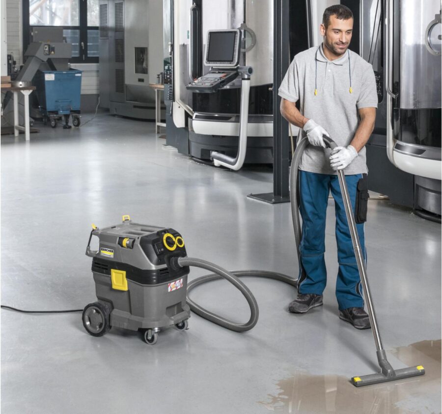 Строительный пылесос Karcher NT 30/1 Tact Te L 1380Вт (уборка: сухая/влажная) серый — изображение 4