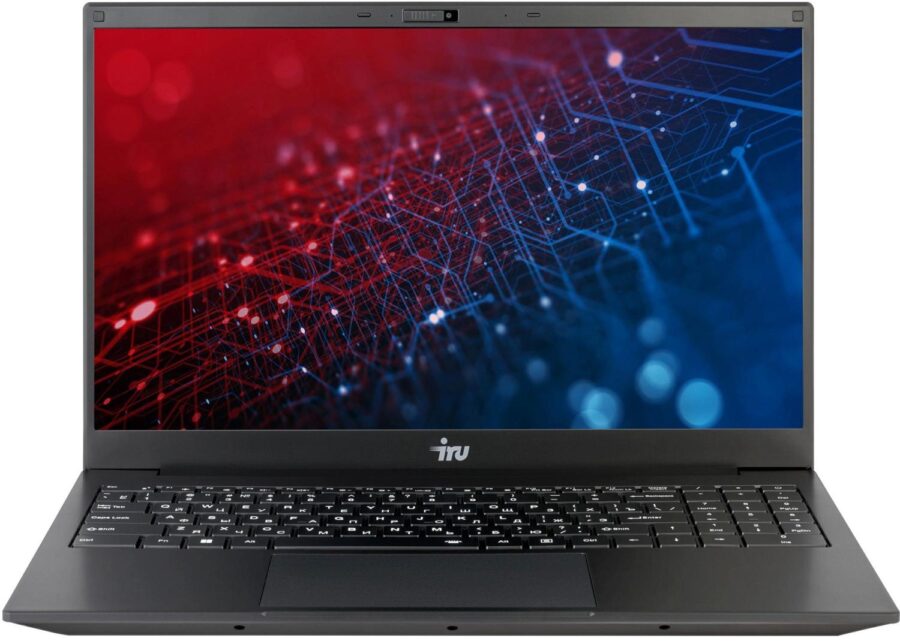 Ноутбук IRU Калибр 15EC3 Core i3 1115G4 16Gb SSD512Gb Intel Iris Xe graphics 15.6" IPS FHD (1920x1080) FreeDOS black WiFi BT Cam 7200mAh