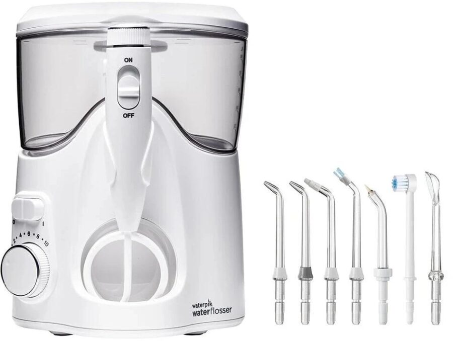 Ирригатор Waterpik WP-160 Ultra Plus импульсн. 7насад. белый — изображение 4
