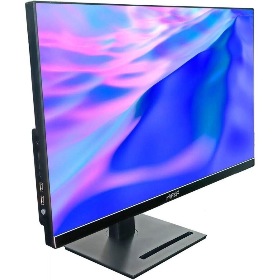 Моноблок/ HIPER V30 4k   27"(3840x2160 (матовый) IPS)/Intel Core i5 14400(2.5Ghz)/16384Mb/512PCISSDGb/DVDrw/BT/WiFi/war 1y/7.93kg/черный/Win11Pro + Cam 2.0 HD/Беспроводные МК/WiFi6 — изображение 2
